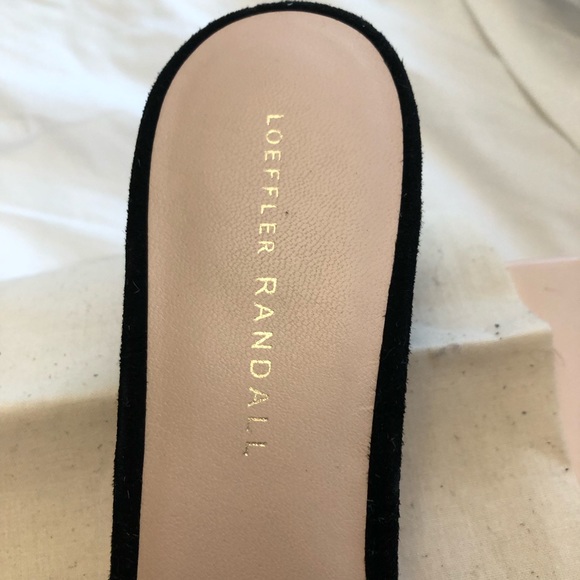 âSOLDââ¨Barely Worn⨠Black Loeffler Randall Mules - Picture 4 of 7
